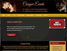Tablet Screenshot of cougarevents.com